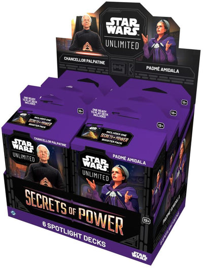 Star Wars Unlimited - Secrets of Power Spotlight Decks *Sealed* (PRE-ORDER, SHIPS NOV 7TH)