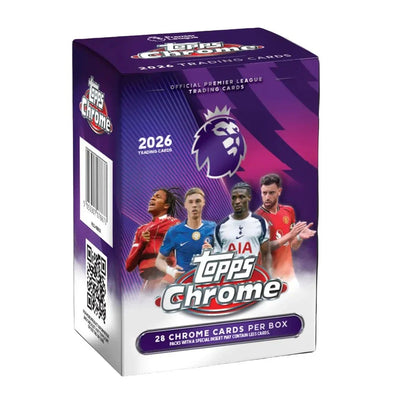 2026 Topps Chrome Premier League Value Box *Sealed*