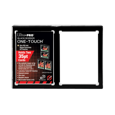 Ultra Pro - ONE TOUCH - 2-Card Black Border Magnetic Closure