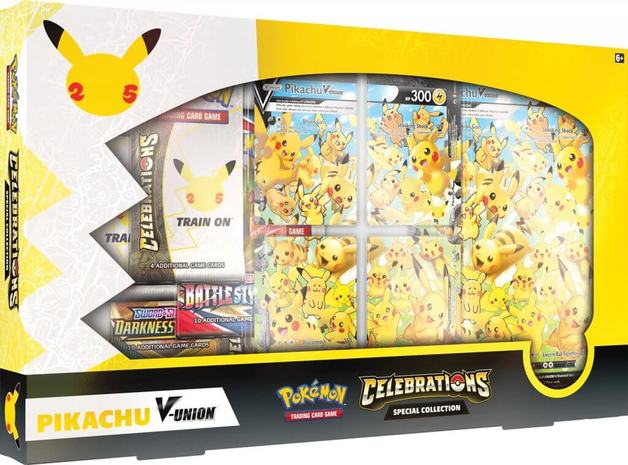 Pokemon TCG: Celebrations Pikachu V-Union Special Collection Box *Sealed*