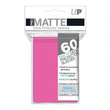 Ultra Pro - Small Deck Protector Sleeves Matte - Bright Pink