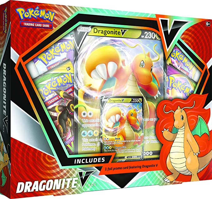 Pokemon TCG: Dragonite V Collection Box *Sealed*