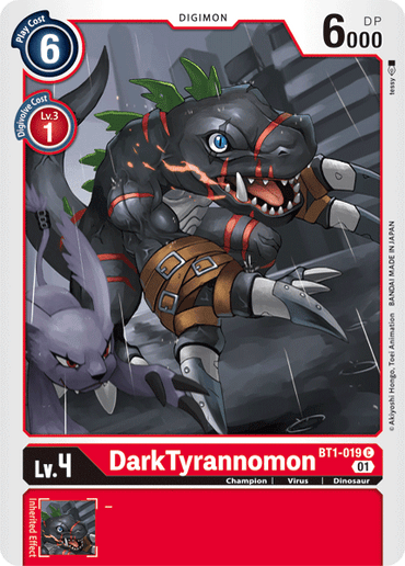 DarkTyrannomon [BT1-019] (Alternative Art) [Starter Deck: Gallantmon]