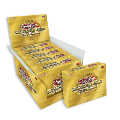 Yugioh! Boxed Sets & Tins: Maximum Gold: El Dorado DISPLAY CASE *Sealed*