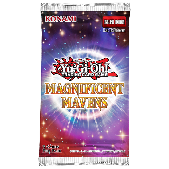 Yugioh! Booster Packs: Magnificent Mavens (SINGLE PACK) *Sealed*