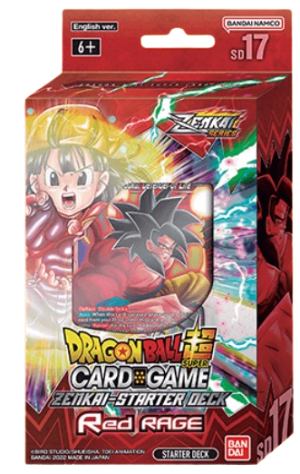 Dragon Ball Super Card Game: Starter Deck - Red Rage (SD17) *Sealed*