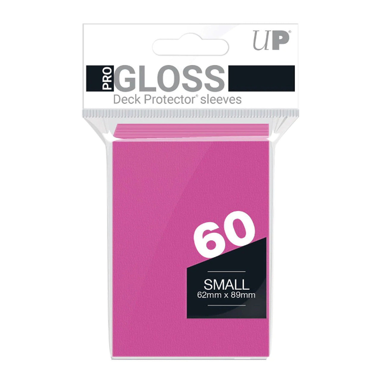 Ultra Pro - Small Deck Protector Sleeves Gloss - Bright Pink