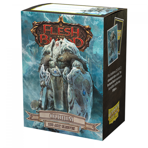 Dragonshield Sleeves - Flesh and Blood: Oldhim Matte Art Sleeves (Standard Size 100 Pack)