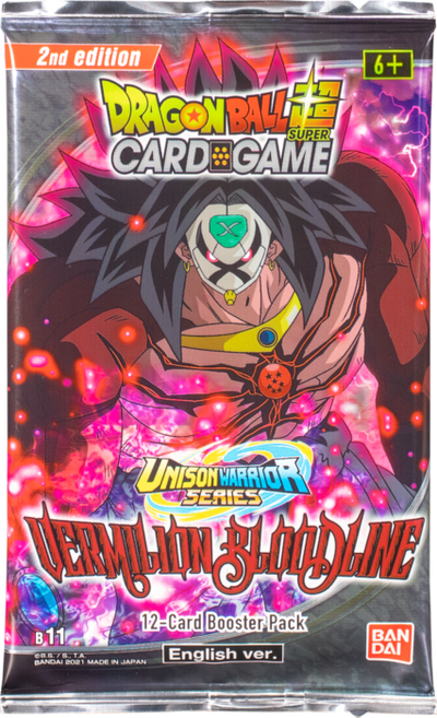Dragon Ball Super Card Game: UW2 Vermilion Bloodline Booster Pack SECOND EDITION *Sealed*