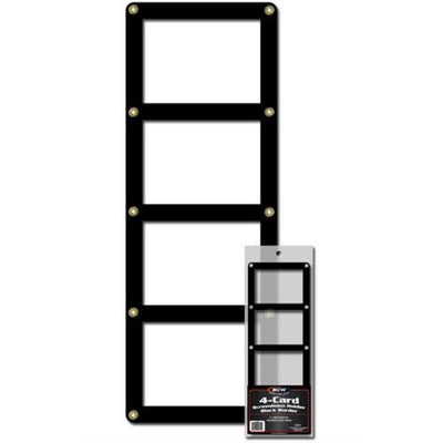 BCW - 4-Card Holder Black Border