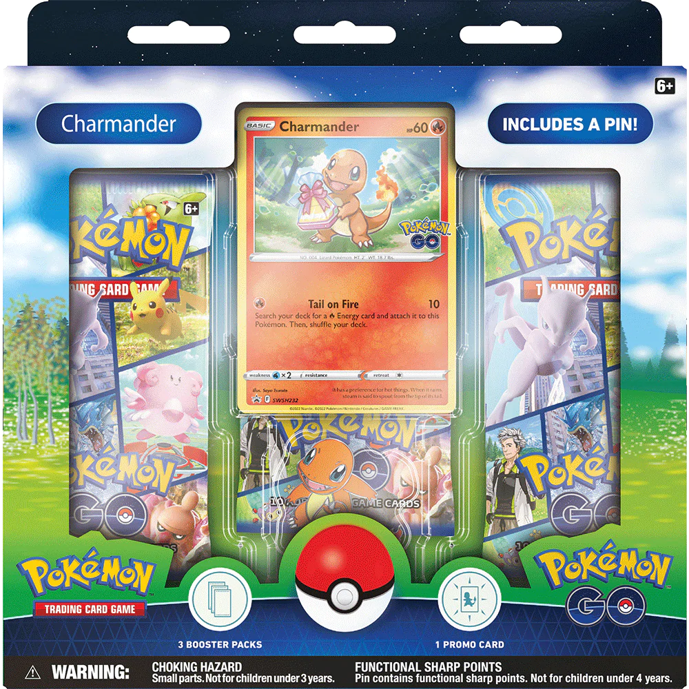 Pokemon TCG: Pokemon GO Pin Collection (Charmander) *Sealed*