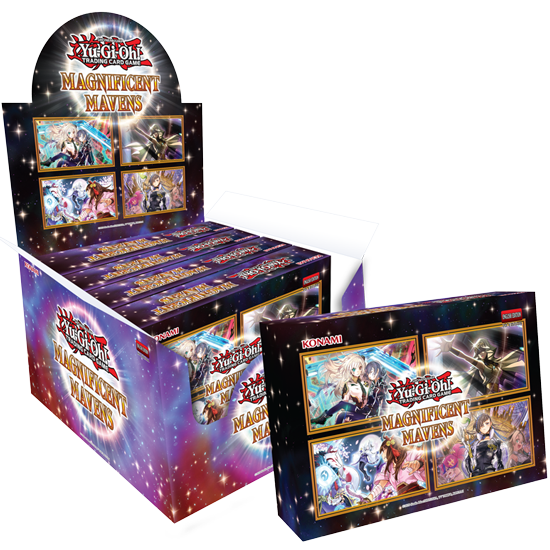 Yugioh! Boxed Sets & Tins: Magnificent Mavens DISPLAY CASE *Sealed*