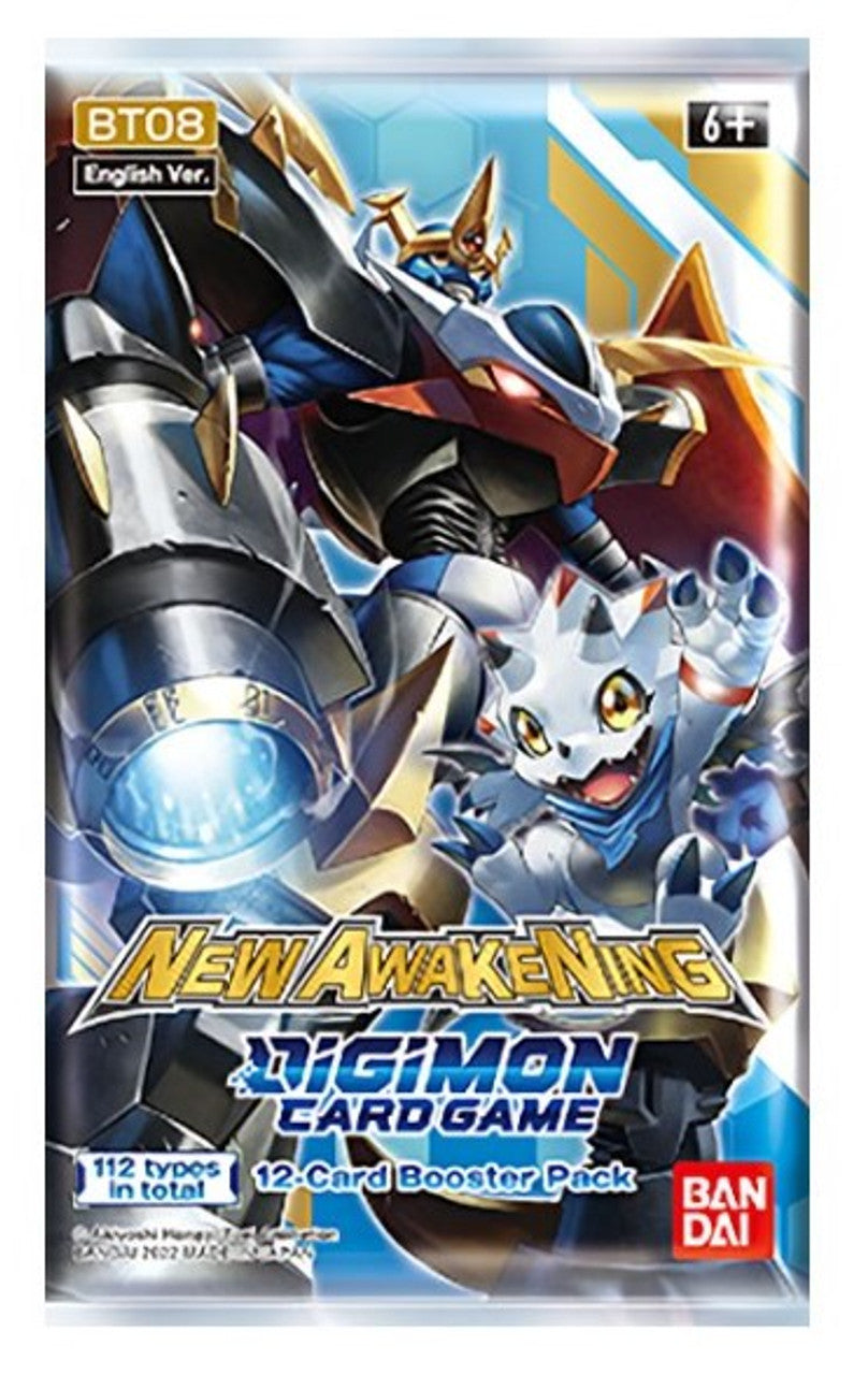Digimon Card Game Series 8 - New Awakening Booster Pack (BT8) *Sealed*