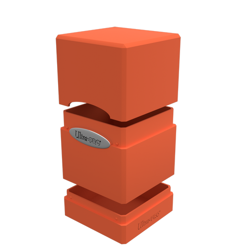 Ultra Pro Satin Tower - Pumpkin Orange
