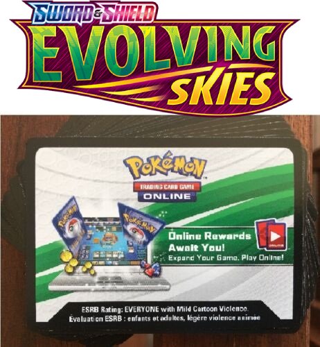 Pokemon TCG Evolving Skies: Build & Battle Box Code Card