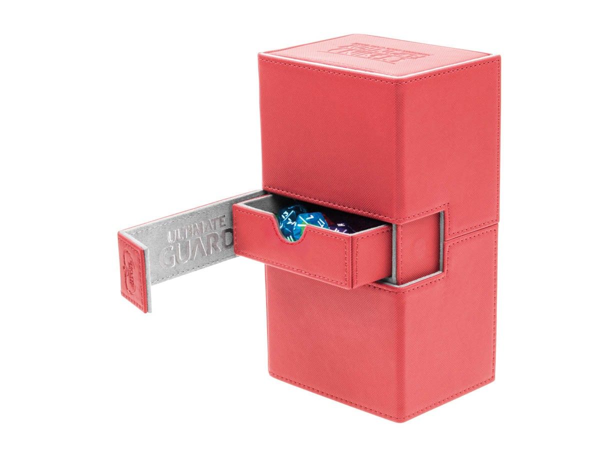 Ultimate Guard TWIN Flip 'n' Tray Xenoskin Deck Case 160 - Red