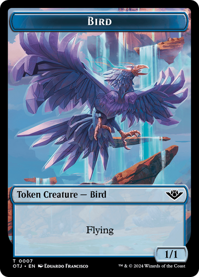 Bird (TOTJ-007) - Outlaws of Thunder Junction Tokens