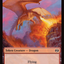 Dragon (0011) // Warrior Double-Sided Token [Tarkir: Dragonstorm Tokens]