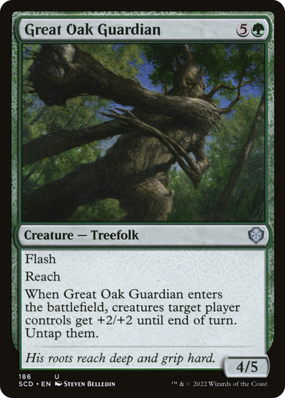 Great Oak Guardian [Starter Commander Decks]