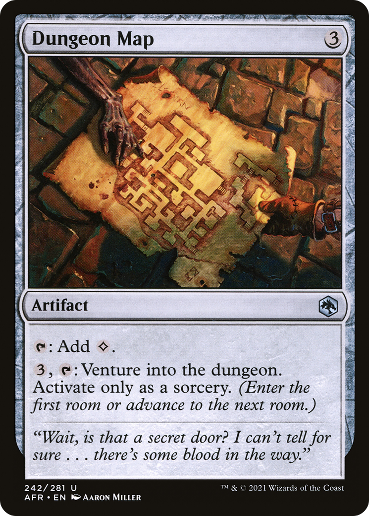 Dungeon Map [Dungeons & Dragons: Adventures in the Forgotten Realms]