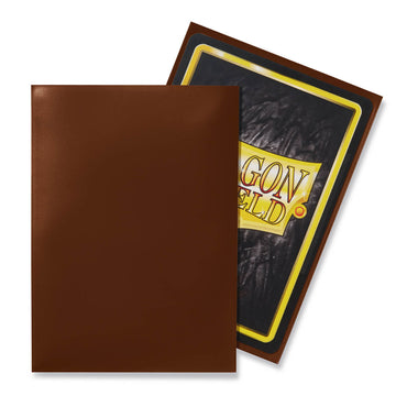 Dragonshield Sleeves - Classic Brown (Standard Size 100 Pack)