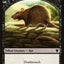 Cat Warrior (008) // Rat (003) Double-Sided Token [Commander 2017 Tokens]