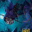 Nightwhorl Hermit // Nightwhorl Hermit (ABLB-010) - Bloomburrow Art Series (Borderless) Foil