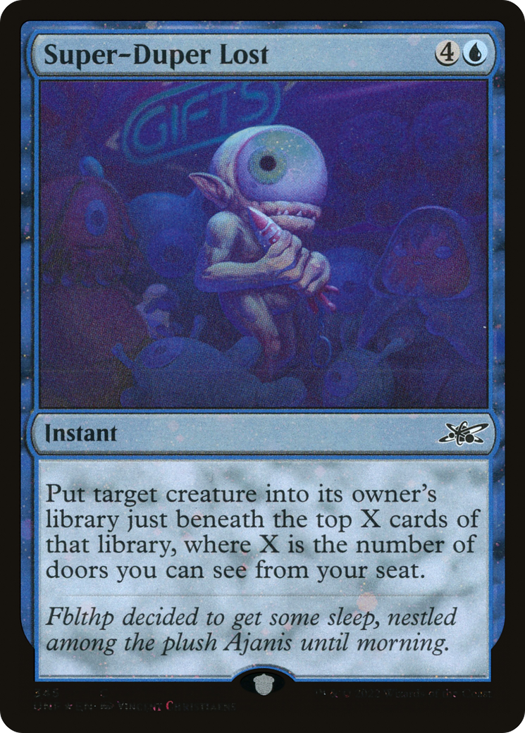 Super-Duper Lost (Galaxy Foil) [Unfinity]