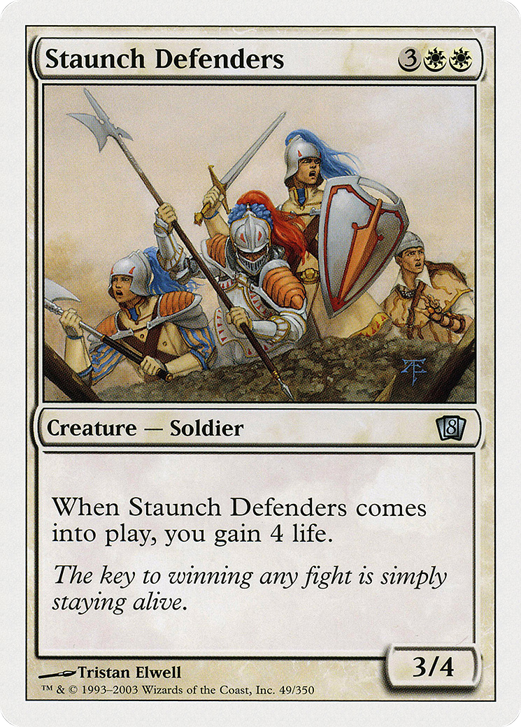 Staunch Defenders (8ED-049) - 8th Edition