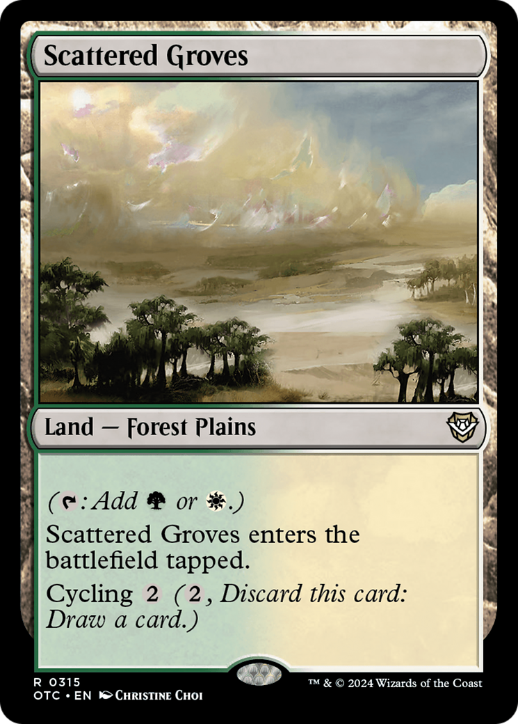 Scattered Groves [Outlaws of Thunder Junction Commander]