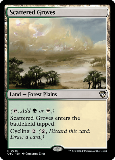 Scattered Groves [Outlaws of Thunder Junction Commander]