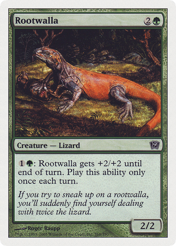 Rootwalla (9ED-268) - 9th Edition Foil