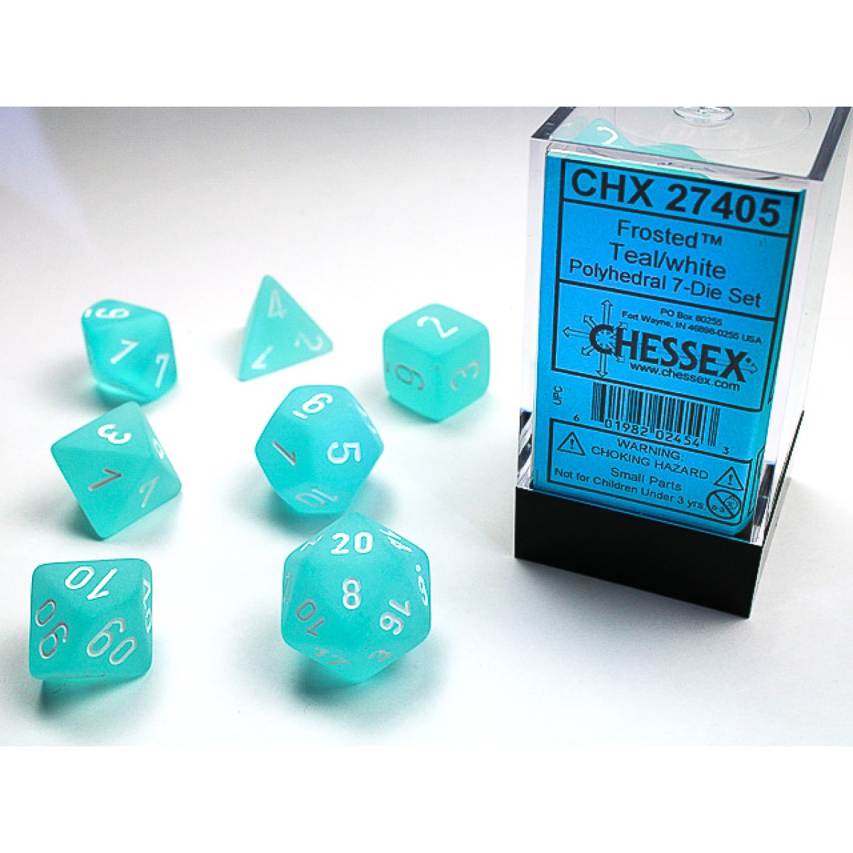 Chessex - Polyhedral 7-Die Set - Frosted