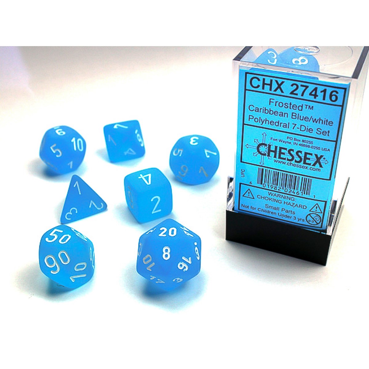 Chessex - Polyhedral 7-Die Set - Frosted