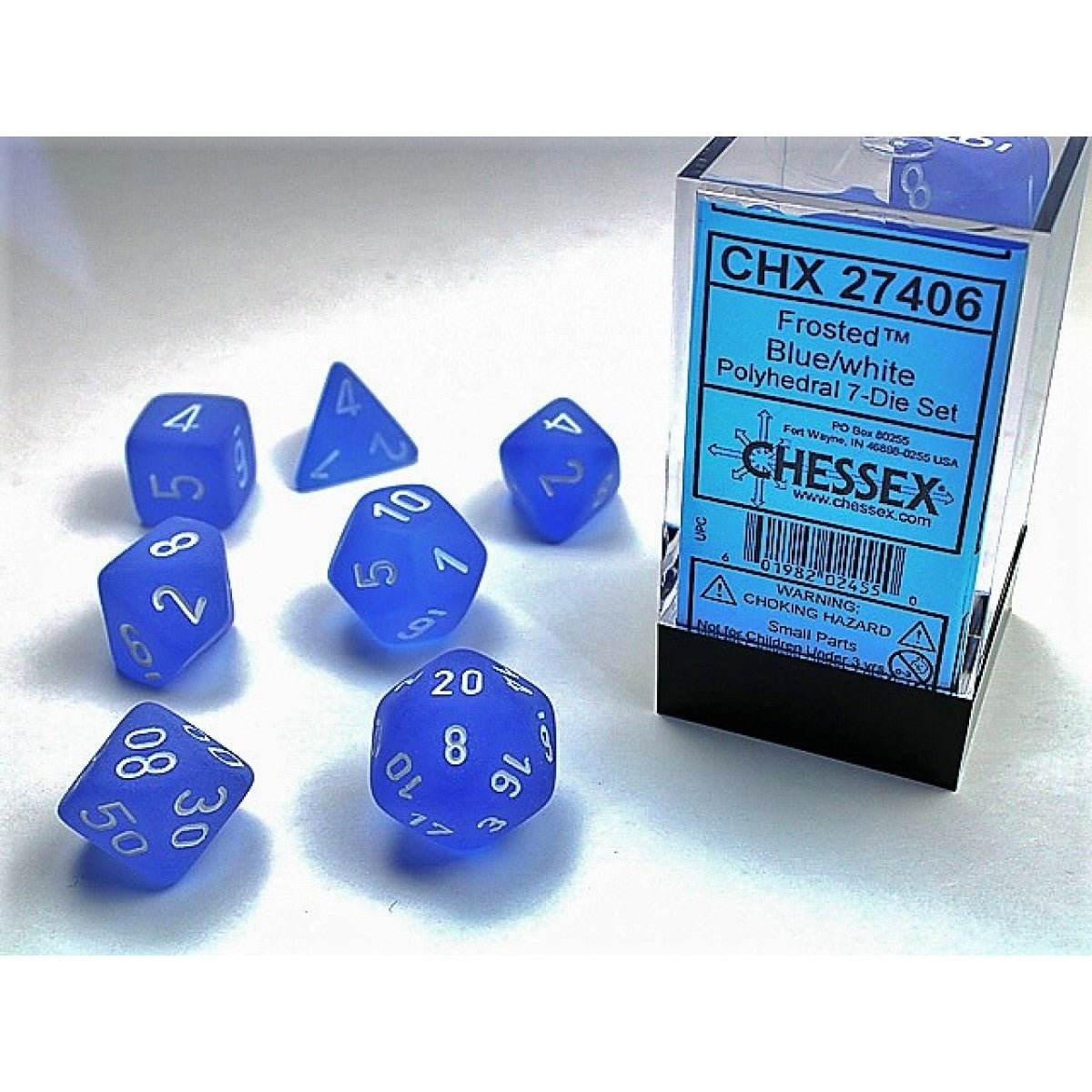 Chessex - Polyhedral 7-Die Set - Frosted