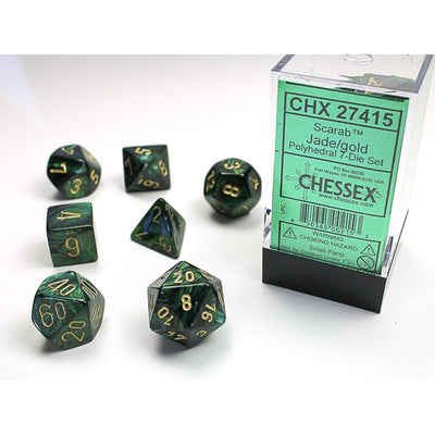 Chessex - Polyhedral 7-Die Set - Scarab