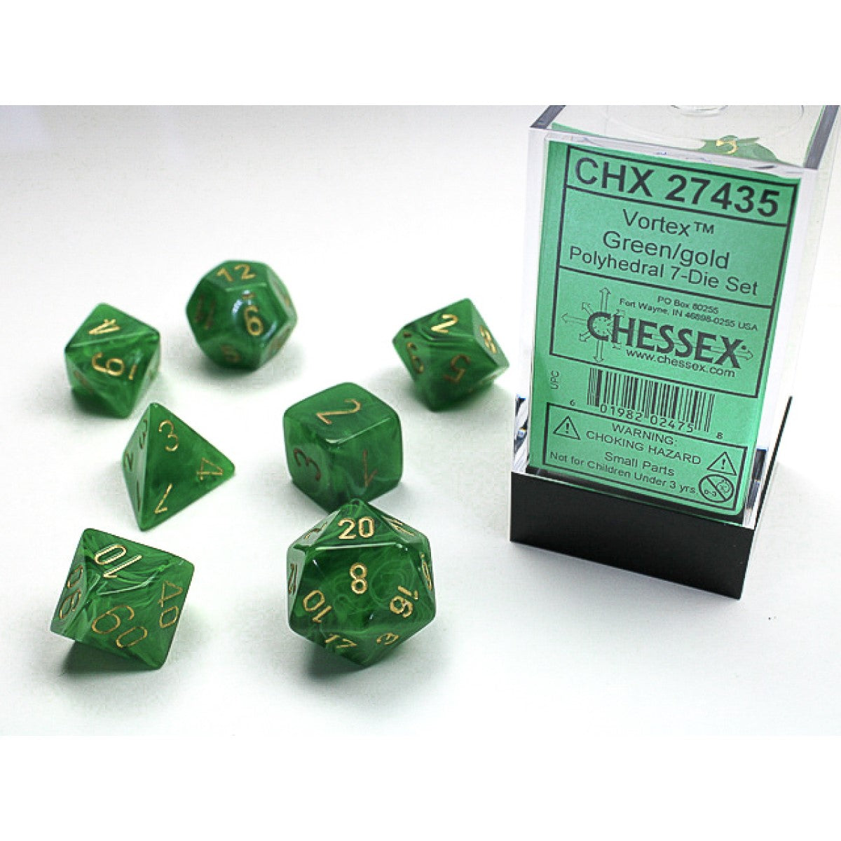 Chessex - Polyhedral 7-Die Set - Vortex