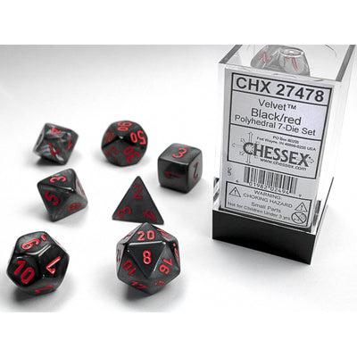 Chessex - Polyhedral 7-Die Set - Velvet