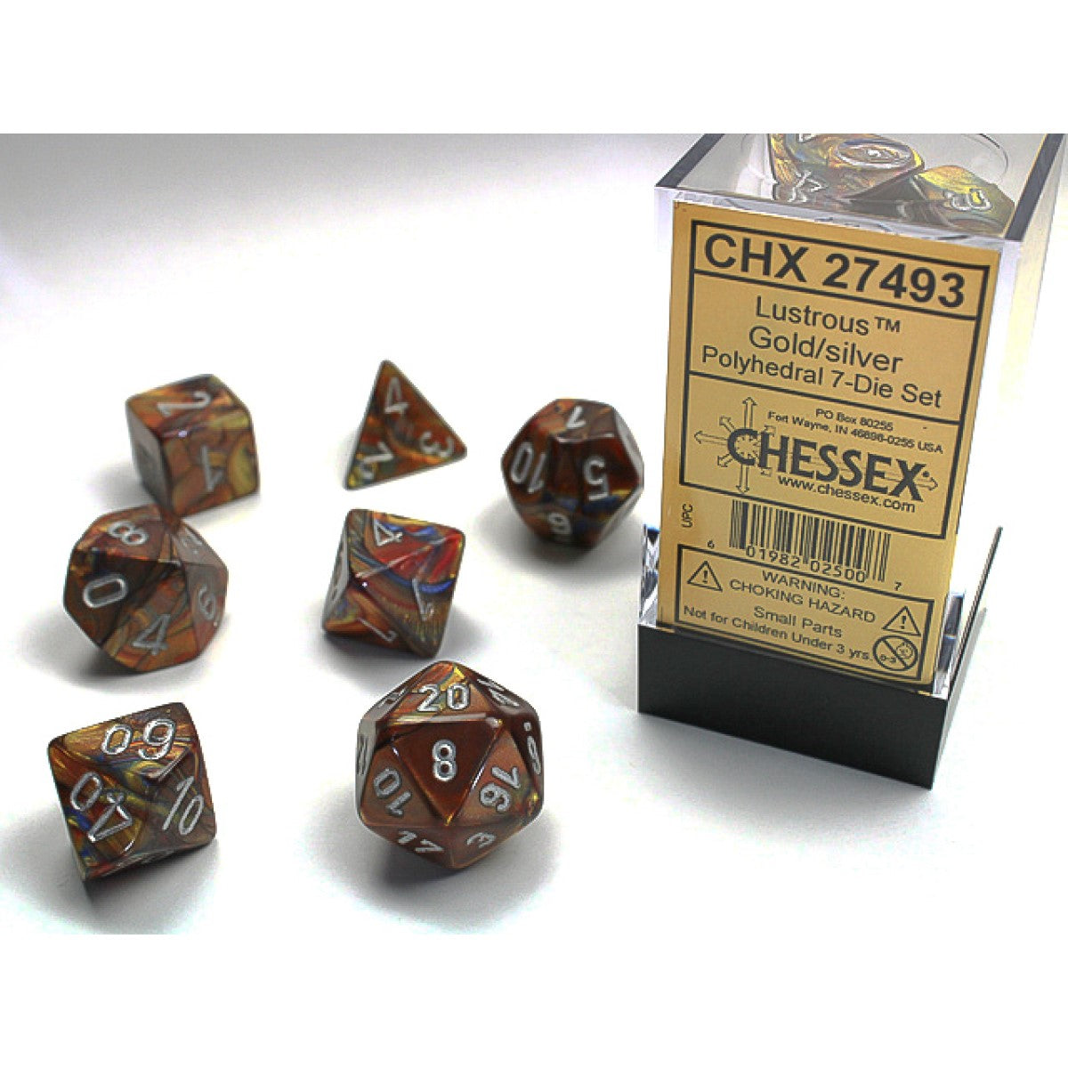 Chessex - Polyhedral 7-Die Set - Lustrous