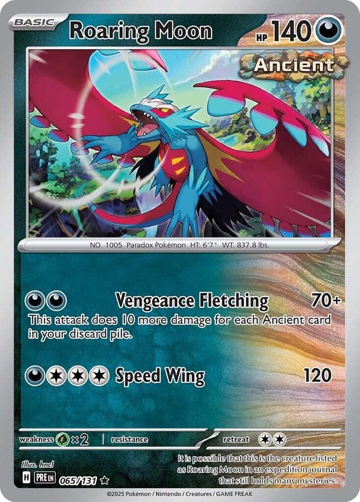 Roaring Moon (065/131) [Scarlet & Violet: Prismatic Evolutions]