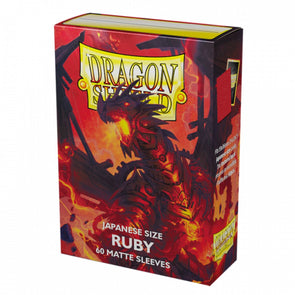 Dragonshield Sleeves - Matte Ruby (Japanese Size)