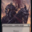 Zombie Knight // Warrior Double-Sided Token [Dominaria United Commander Tokens]