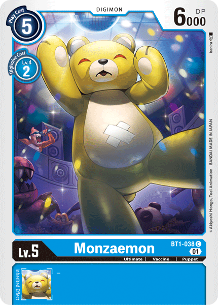 Monzaemon [BT1-038] (Alternative Art) [Starter Deck: Ulforce Veedramon]