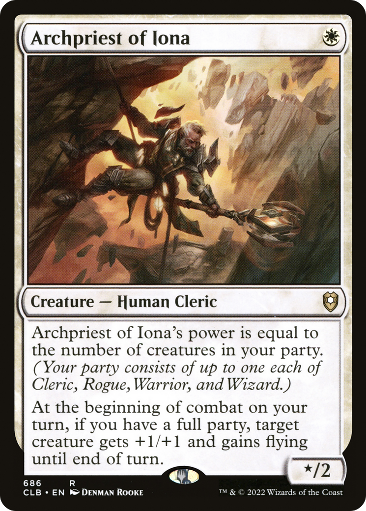 Archpriest of Iona [Commander Legends: Battle for Baldur's Gate]