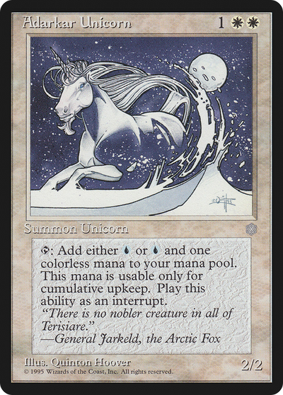 Adarkar Unicorn [Ice Age]