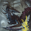 Crypt Sliver // Crypt Sliver (ACMM-077) - Commander Masters Art Series (Borderless) Foil