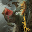 The Gitrog, Ravenous Ride // The Gitrog, Ravenous Ride (AOTJ-022) - Outlaws of Thunder Junction Art Series (Borderless)