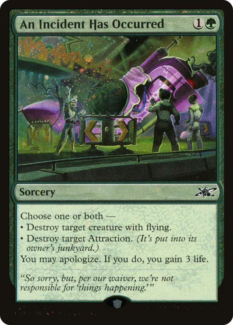 An Incident Has Occurred (Galaxy Foil) [Unfinity]