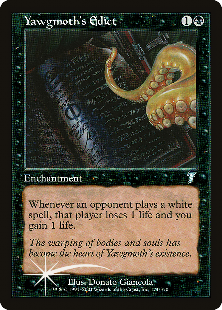 Yawgmoth's Edict (7ED-171★) - 7th Edition