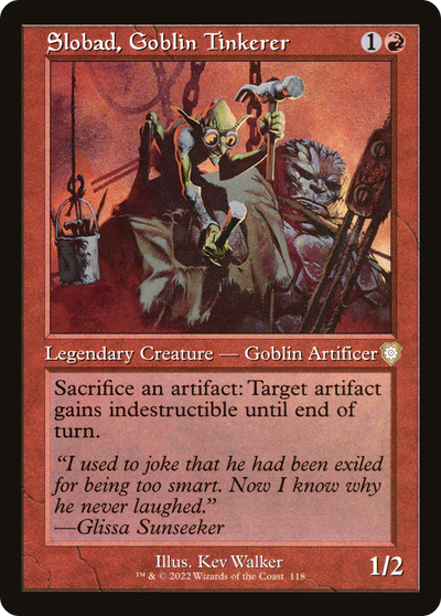 Slobad, Goblin Tinkerer (Retro) [The Brothers' War Commander]